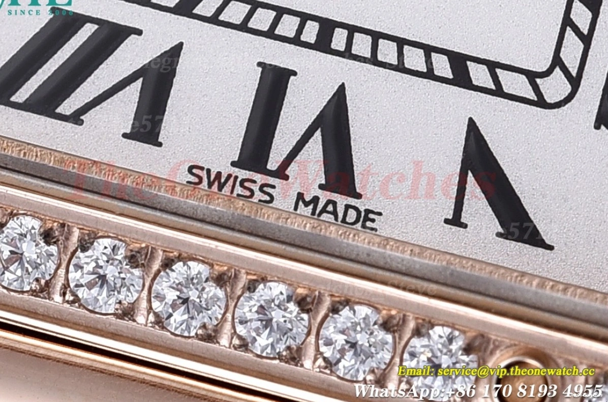 8848F RG Ladies Secrete 22mm Dial White RG Swiss Dia Qtz Panthere De 0423